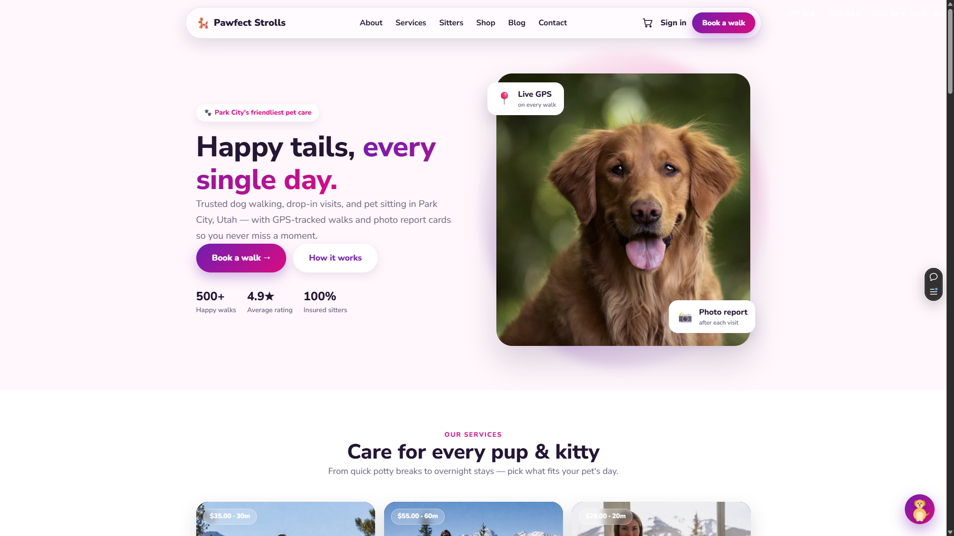 Pawfect Strolls preview
